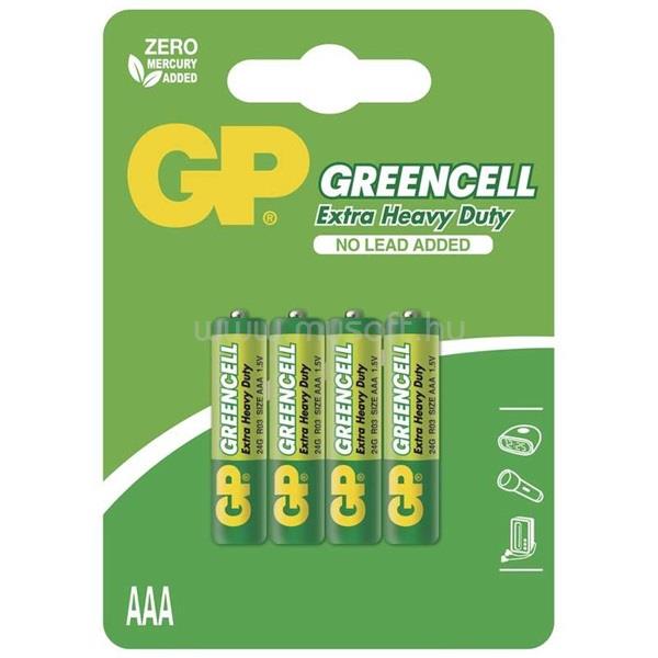 GP BATTERIES Greencell 24G 4db/blister mikro ceruza (AAA) elem
