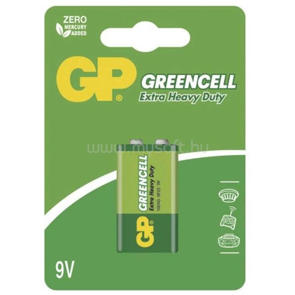 GP BATTERIES Greencell 9V, 1604G elem 1db/blister