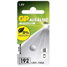 GP BATTERIES LR41 (192) alkáli gombelem 1db/bliszter B13921 small