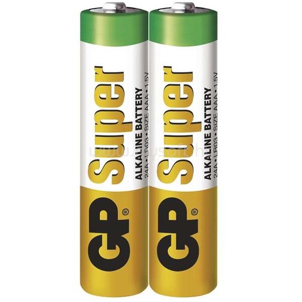 GP BATTERIES GP Super alkáli 24A 2db/zsugor (AAA) mikro ceruza elem
