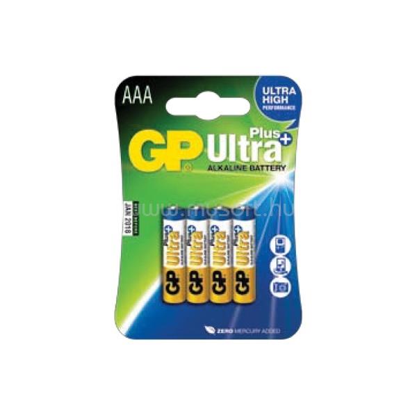 GP BATTERIES Ultra Plus 24AUP alkáli mikro ceruza LR03 (AAA) elem 4db/bliszter