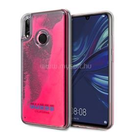 GUESS Huawei Psmart sötétben világító átlátszó pink homok tok GUHCHPS19GLTPI small