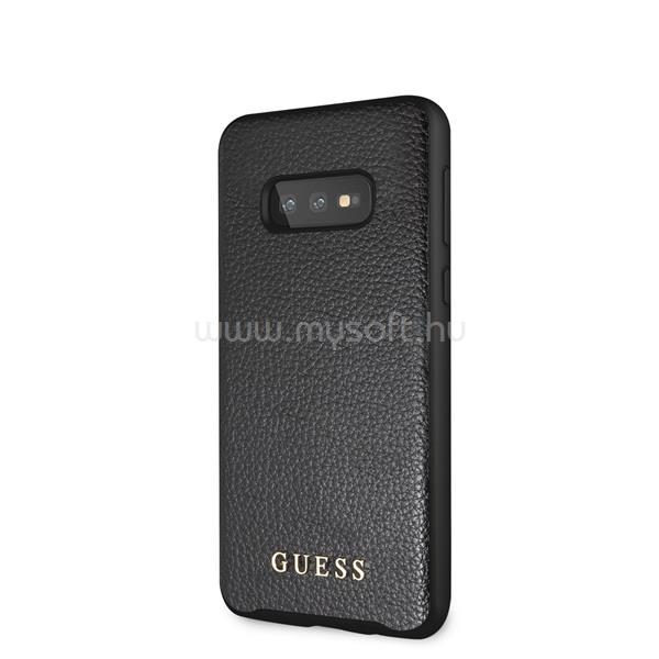 GUESS Samsung Galaxy S10 színváltó műbőr rozé/fekete tok