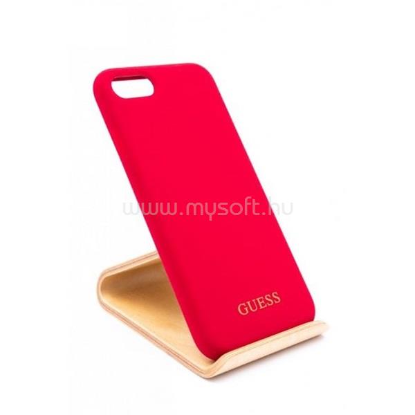 GUESS iPhone 8 szilikon piros tok