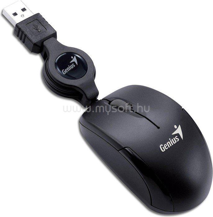 GENIUS egér Micro Traveler Fekete USB V2