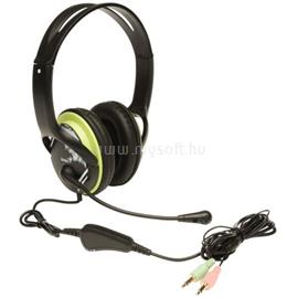GENIUS HS-400A headset - Fekete / Zöld HS-400A small