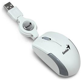GENIUS Micro Traveler USB vezetékes optikai egér fehér MICRO_TRAVELER_W small