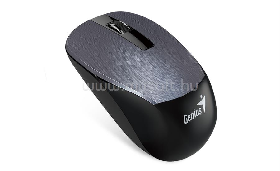 GENIUS NX-7015 USB vezeték nélküli optikai egér fekete/acél szürke