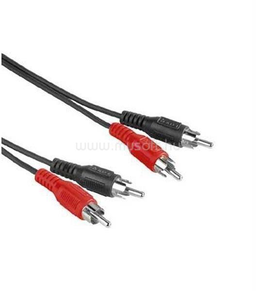 HAMA 30457 ECO 2,5M 2RCA Összekötőkábel