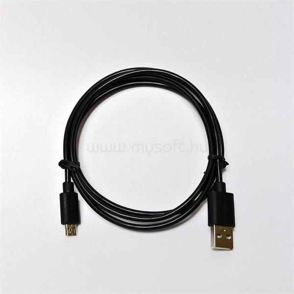 HAMA ADATKÁBEL MICRO USB, 1M, FEKETE