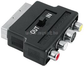 HAMA AV SCART-3RCA-SVHS be/ki adapter 42357 small