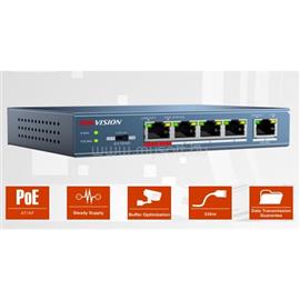 HIKVISION Switch PoE - DS-3E0105P-E (4 port 100Mbps, 58W, 1 uplink port, L2) DS-3E0105P-E small