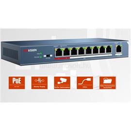 HIKVISION Switch PoE - DS-3E0109P-E (8 port 100Mbps, 123W, 1 uplink port, L2) DS-3E0109P-E small