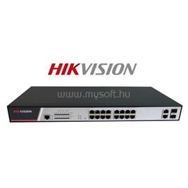HIKVISION Switch PoE - DS-3E2318P (16 port 100Mbps, 300W, 2 port 1000Mbps combo, menedzselhető) DS-3E2318P small