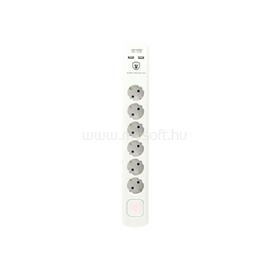 HOME NVT 06K USB/WH 6-os túlfeszültség védett elosztó HOME_NVT_06K_USB/WH small