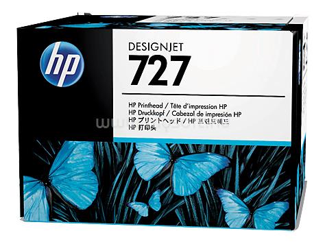 HP 727 Eredetei Matt fekete/fotófekete/cián/sárga/bíbor/szürke DesignJet nyomtatófej