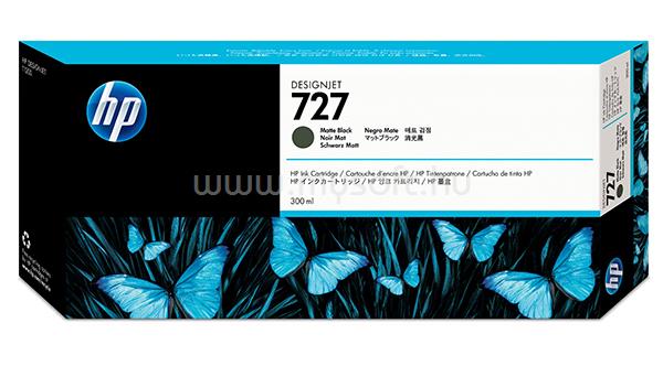 HP 727 Eredeti matt fekete DesignJet tintapatron (300ml)
