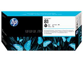 HP 81 Fekete nyomtatófej és nyomtatófej-tisztító festékalapú tintához C4950A small
