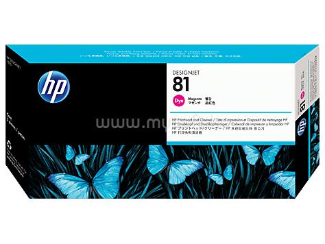 HP 81 bíbor DesignJet festék, nyomtatófej és nyomtatófej-tisztító