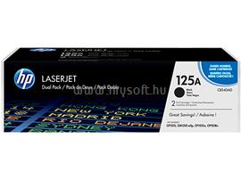 HP 125A Eredeti fekete LaserJet multipakk tonerkazetták (2x2200 oldal) CB540AD small
