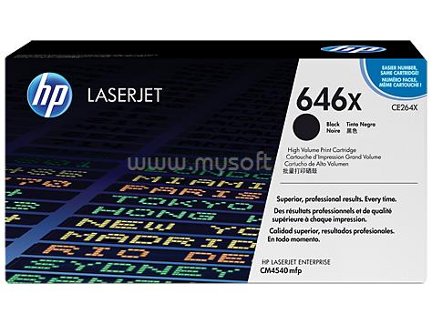 HP LaserJet CE264X 646X festékkazetta, fekete (17 000 oldal)