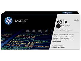 HP 651A Eredeti fekete LaserJet tonerkazetta (13 500 oldal) CE340A small