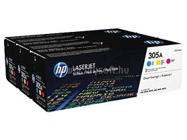 HP 305A Eredeti cián/bíbor/sárga LaserJet multipakk tonerkazetták (3x2600 oldal) CF370AM small