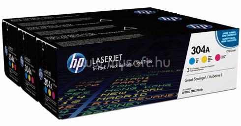 HP LaserJet CF372AM 304A festékkazetta multipack, CMY (3x2800 oldal)
