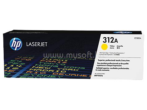 HP 312A Eredeti sárga LaserJet tonerkazetta (2700 oldal)