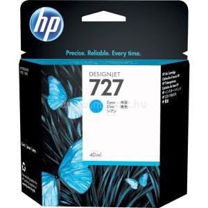 HP 727 Eredeti cián DesignJet tintapatron (300ml)