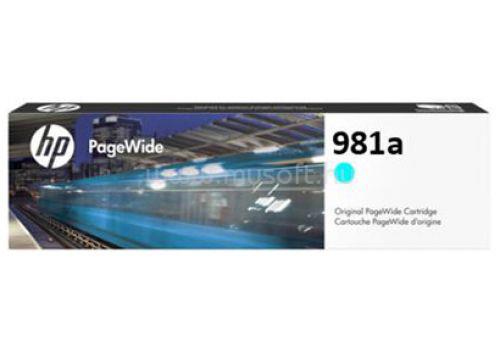 HP 981A Eredeti cián PageWide tintapatron (6000 oldal)