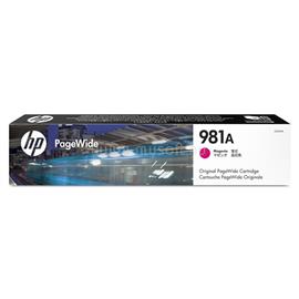 HP 981A Eredeti bíbor PageWide tintapatron (6000 oldal) J3M69A small