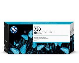 HP 730 Eredeti matt fekete DesignJet tintapatron (300ml) P2V71A small