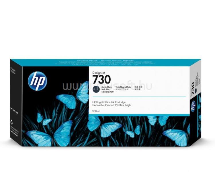 HP 730 Eredeti matt fekete DesignJet tintapatron (300ml)