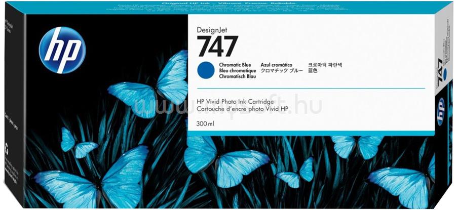 HP P2V85A No.747 Patron Chromatic Blue patron