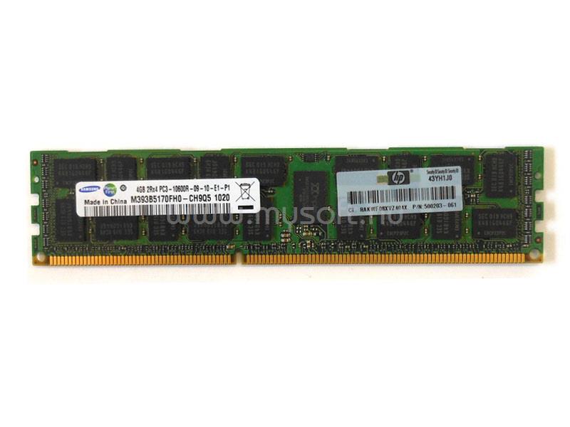 HP RDIMM memória 4GB DDR3 1333MHz