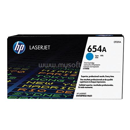 HP LaserJet CF331A 654A festékkazetta, cián (15 000 oldal)