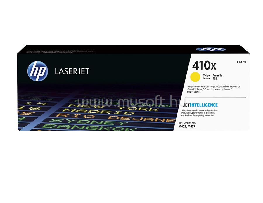 HP 410X Eredeti sárga LaserJet tonerkazetta (5000 oldal)