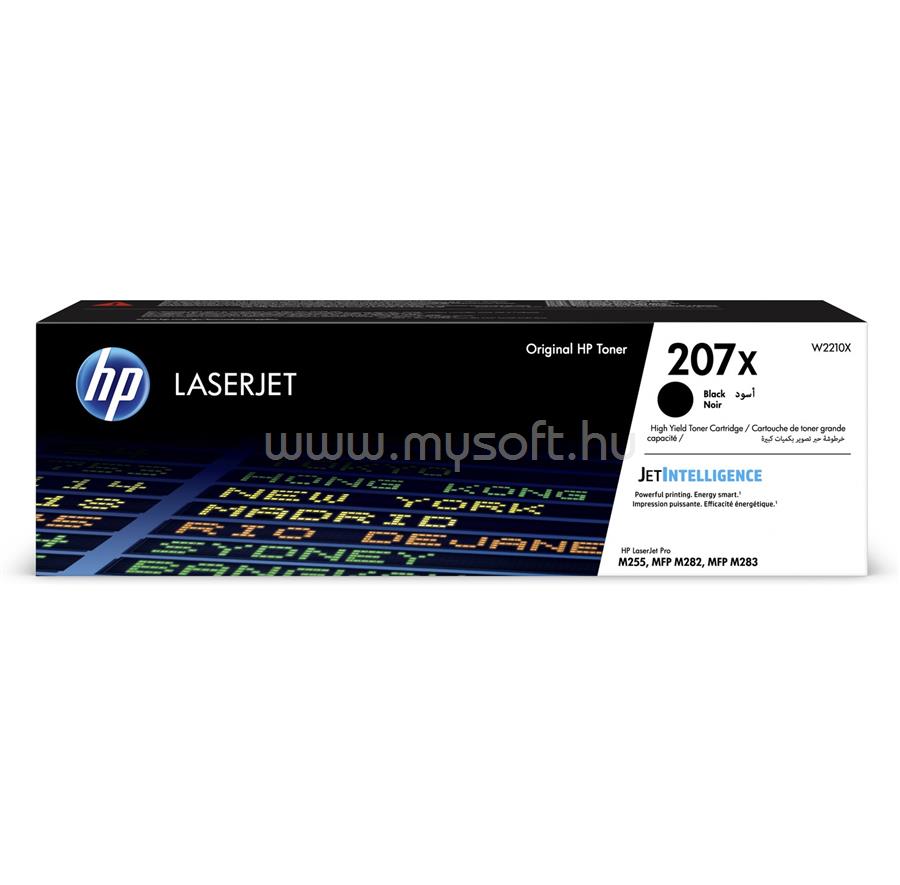 HP 207X Eredeti fekete LaserJet tonerkazetta (3150 oldal)