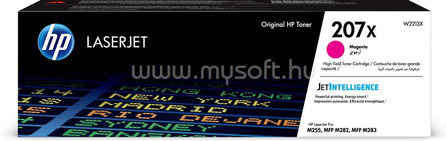 HP 207X Eredeti bíbor LaserJet tonerkazetta (2450 oldal)
