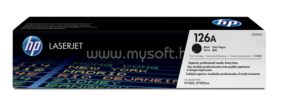 HP 126A Eredeti fekete LaserJet tonerkazetta (1600 oldal)