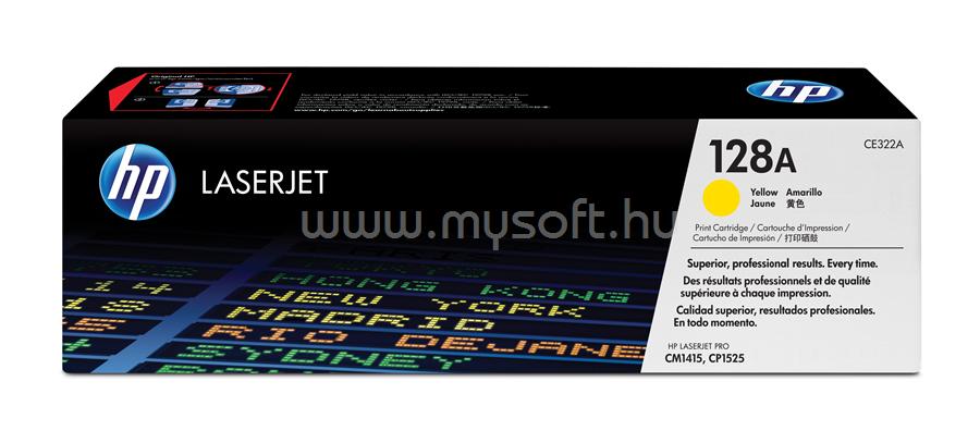 HP 128A Eredeti sárga LaserJet tonerkazetta (1300 oldal)
