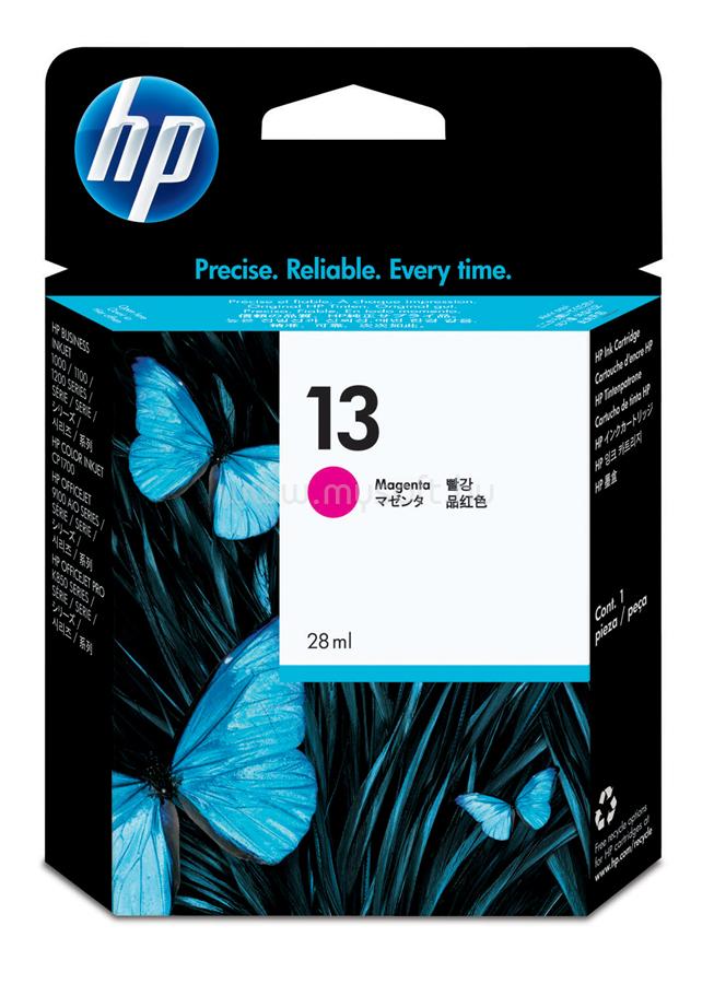 HP 13 Eredeti bíbor tintapatron (800 oldal) 28ml