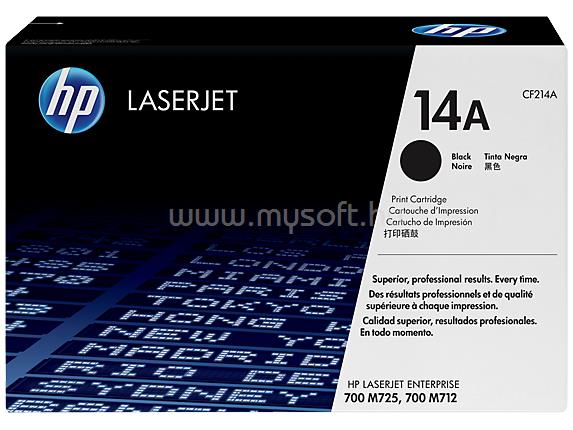 HP LaserJet CF214A 14A festékkazetta, fekete (10 000 oldal)