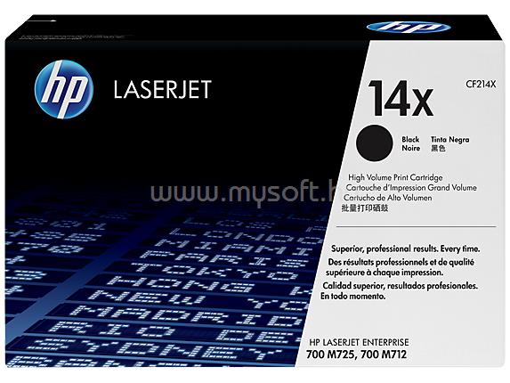 HP 14X Eredeti fekete LaserJet tonerkazetta (17 500 oldal)