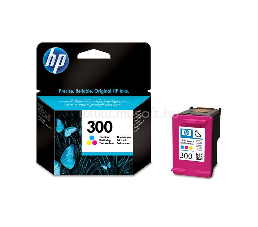 HP 300 Eredeti háromszínű tintapatron (165 oldal)