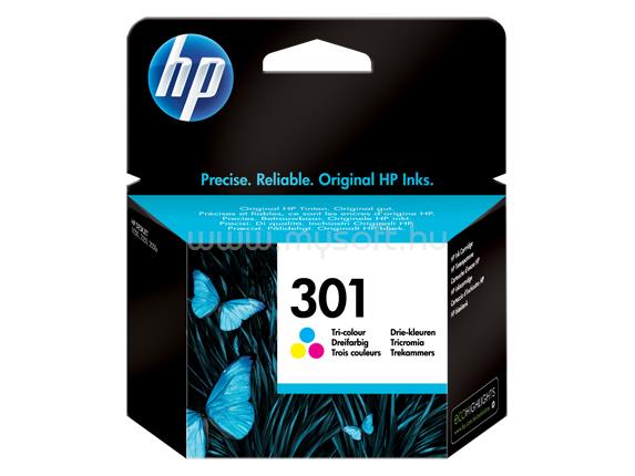HP 301 Eredeti háromszínű tintapatron (165 oldal)