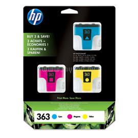 HP 363 3-pack Cyan/Magenta/Yellow Ink Cartridges CB333EE small
