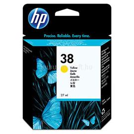 HP 38 Yellow Pigment Ink Cartridge C9417A small