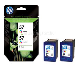HP 57 2-pack Tri-color Inkjet Print Cartridges C9503AE small
